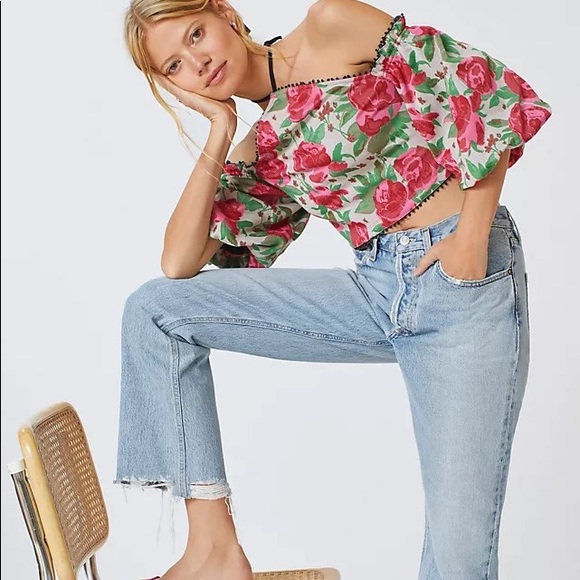 ✨ Anthropologie Frida Halter Top Sz L - Picture 3 of 5